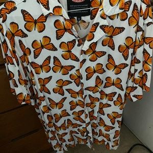 Petals and Peacocks Butterfly Effect shirt